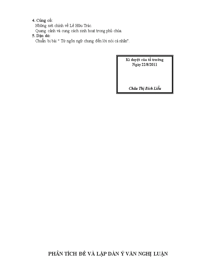 image for page Giáo án Ngữ văn lớp 11 tuần 1