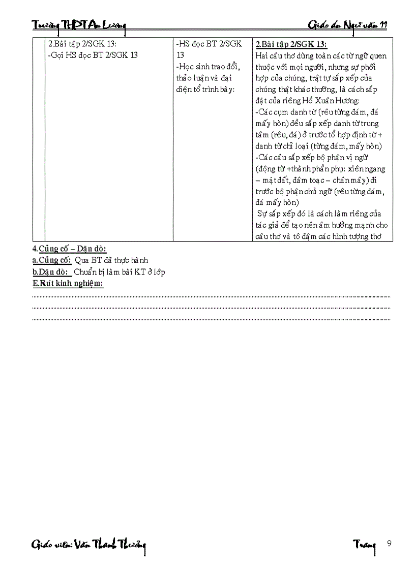 image for page Giao an NGU VAN lop 11 4 cot cuc hay