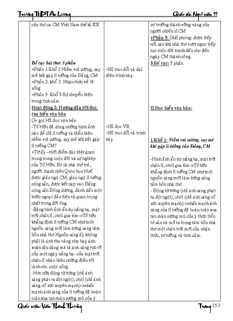 image for page Giao an NGU VAN lop 11 4 cot cuc hay