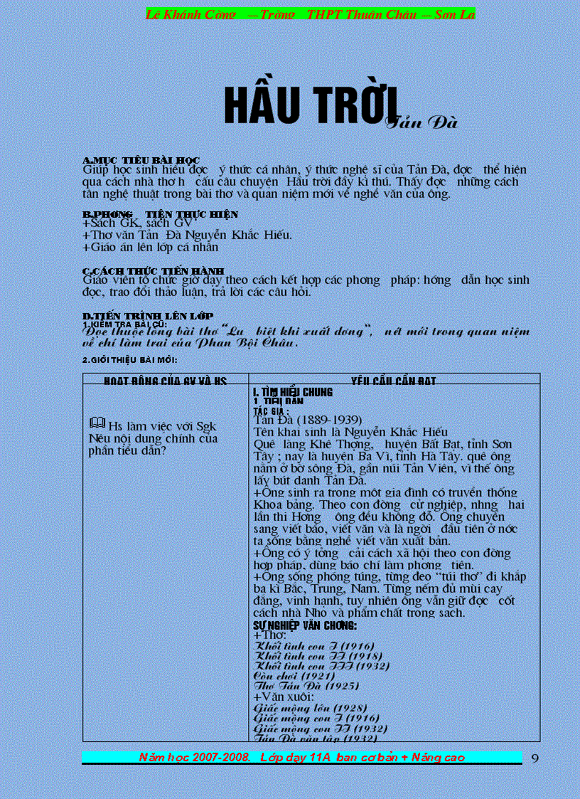 image for page Giáo án NV 11 CB từ tuần 19 28