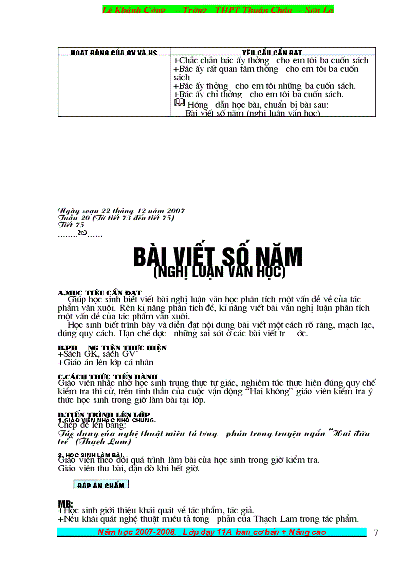 image for page Giáo án NV11 HKII từ Tuần 19 28