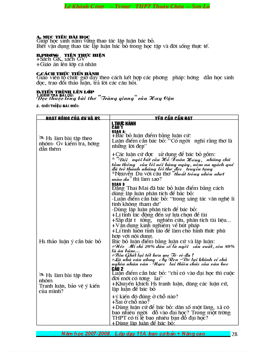 image for page Giáo án NV11 HKII từ Tuần 19 28