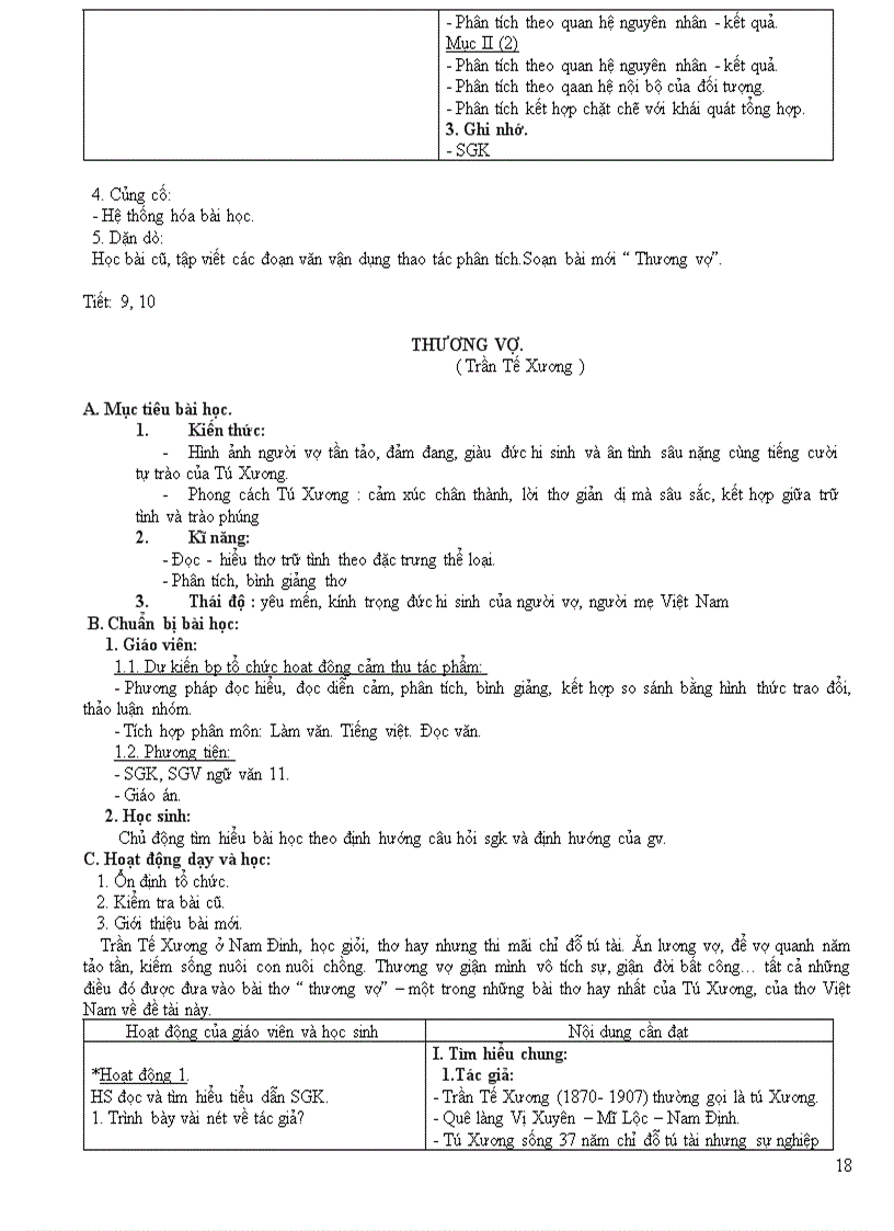 image for page Giáo án NVăn 11 chuẩn kiến thức 2011 2012