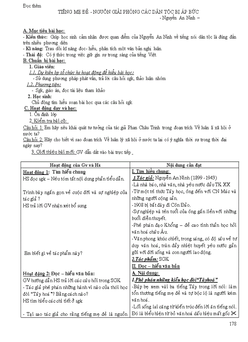 image for page Giáo án NVăn 11 chuẩn kiến thức 2011 2012