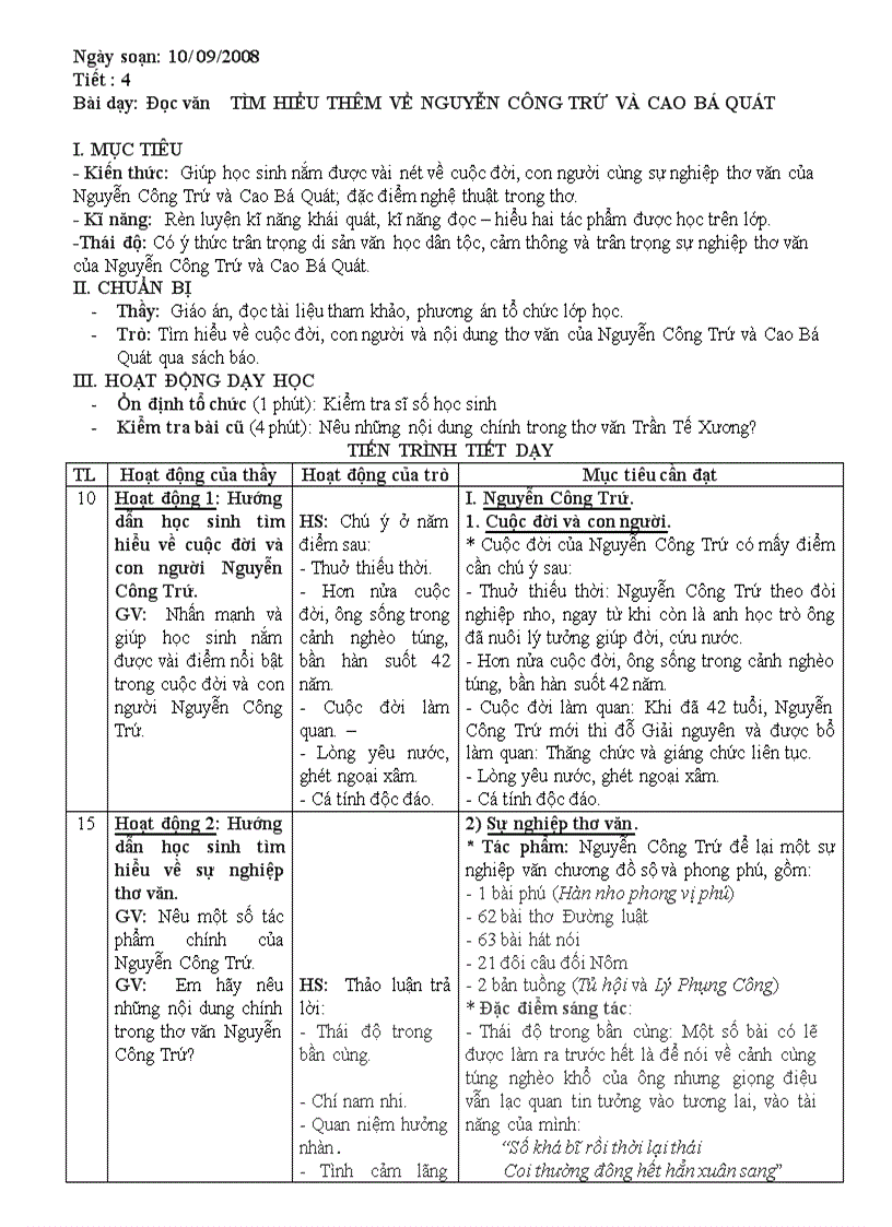 image for page Giao an tu chon Ngu van 11 ki 1