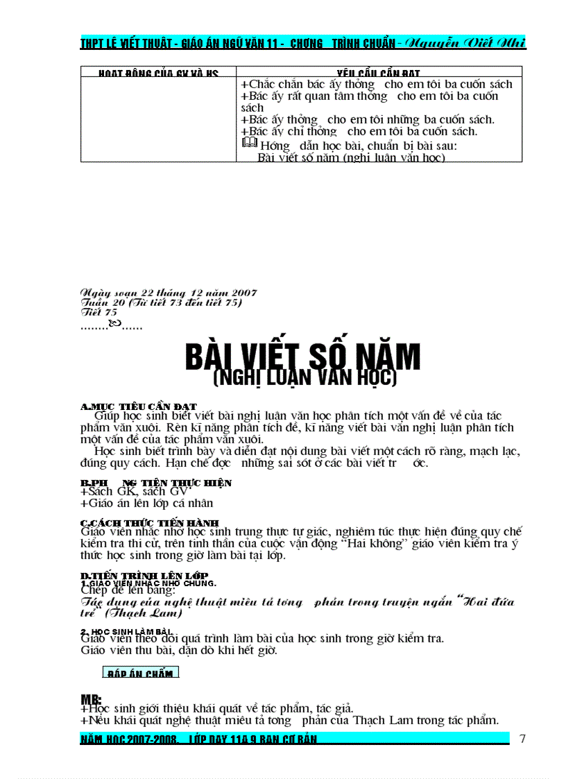 image for page Giáo án từ tiết 73 đến 102