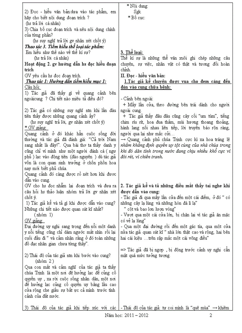 image for page Giáo án Văn 11 2011 2012 Theo Chuẩn KT