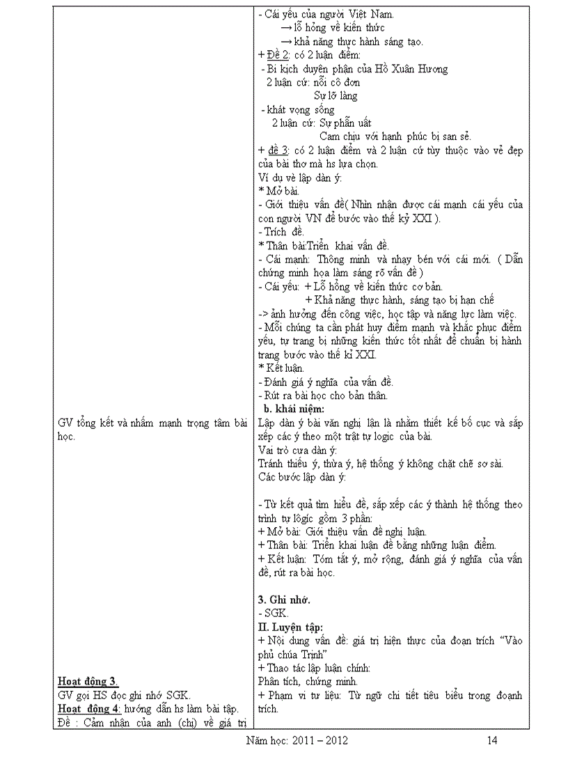 image for page Giáo án Văn 11 2011 2012 Theo Chuẩn KT