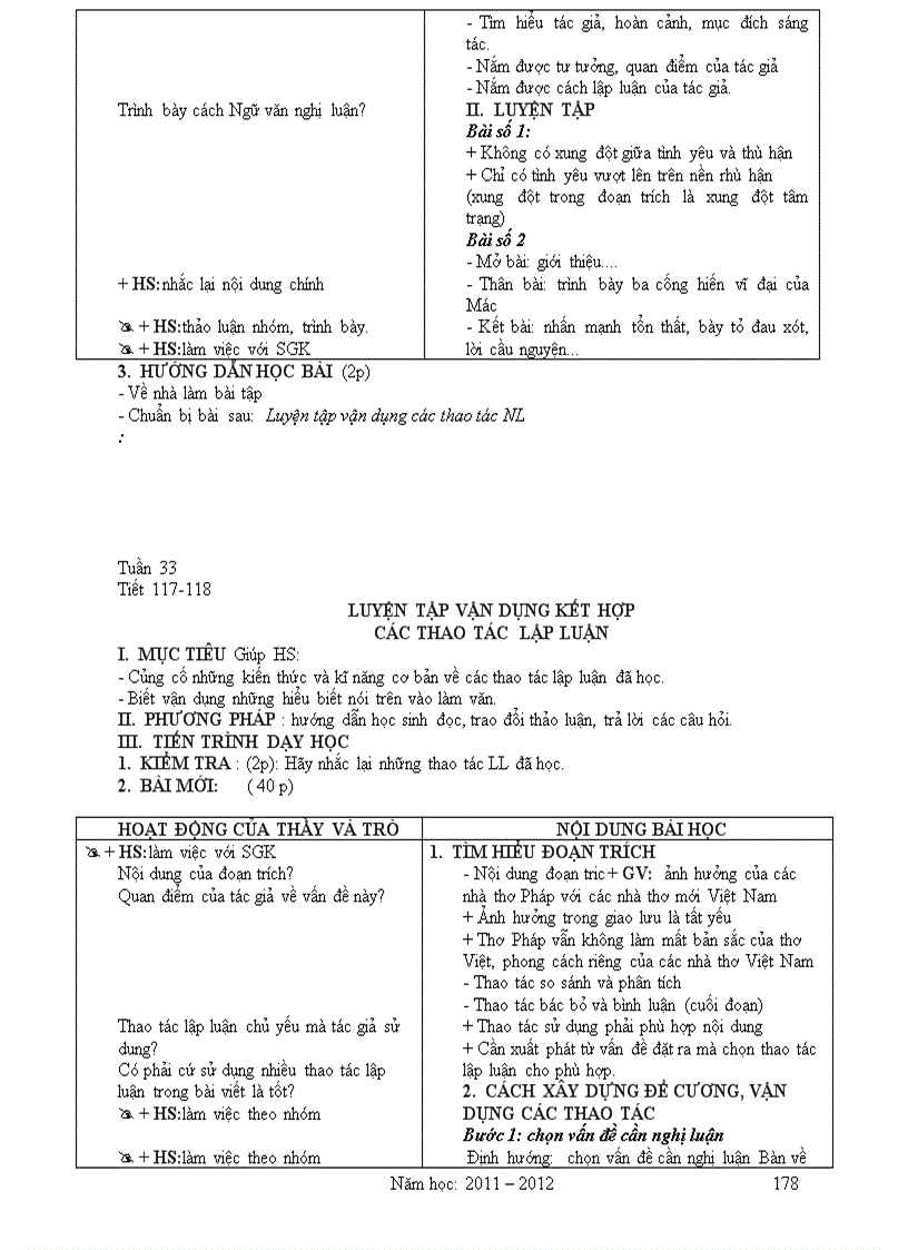 image for page Giáo án Văn 11 2011 2012 Theo Chuẩn KT