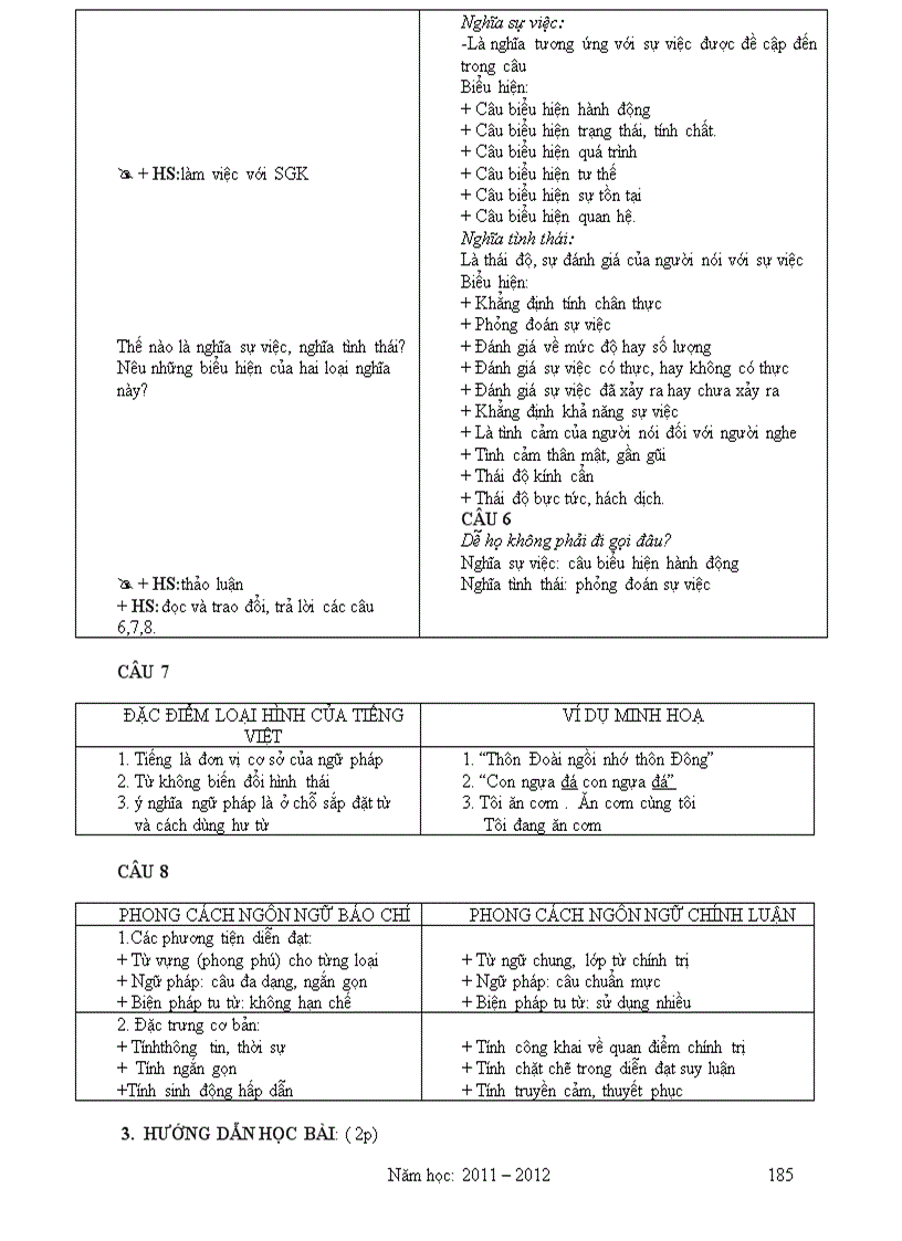 image for page Giáo án Văn 11 2011 2012 Theo Chuẩn KT