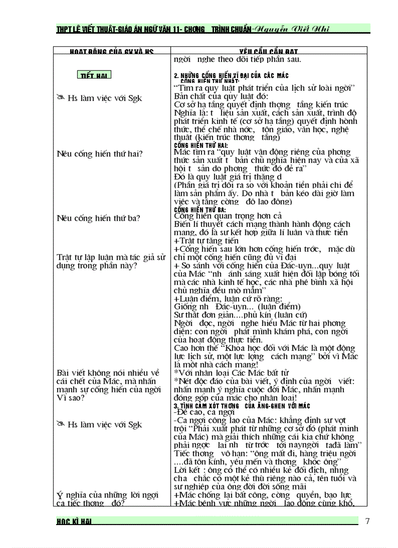 image for page Giáo án văn 11 từ tiết 103 tiết 111