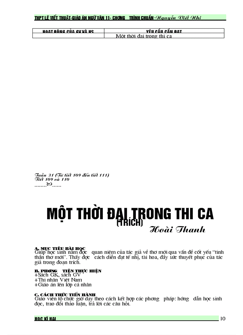 image for page Giáo án văn 11 từ tiết 103 tiết 111