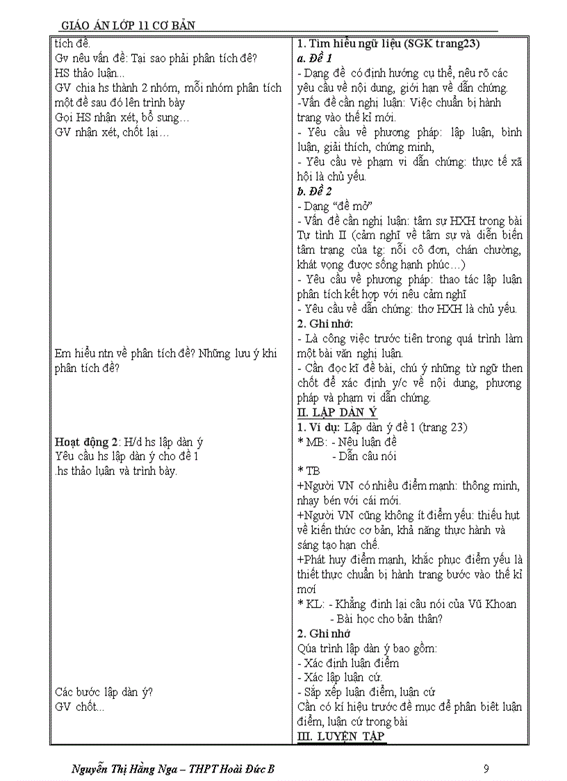 image for page Giáo án 11 cơ bản cả năm mới 1