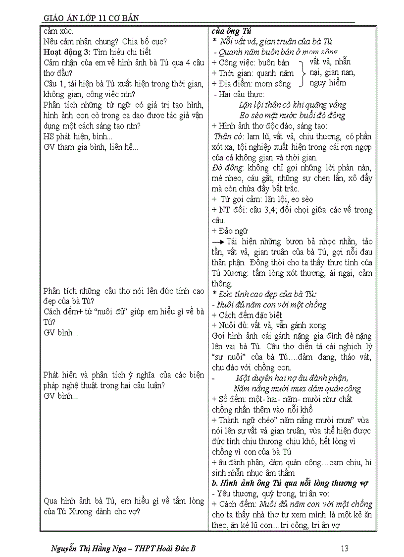 image for page Giáo án 11 cơ bản cả năm mới 1