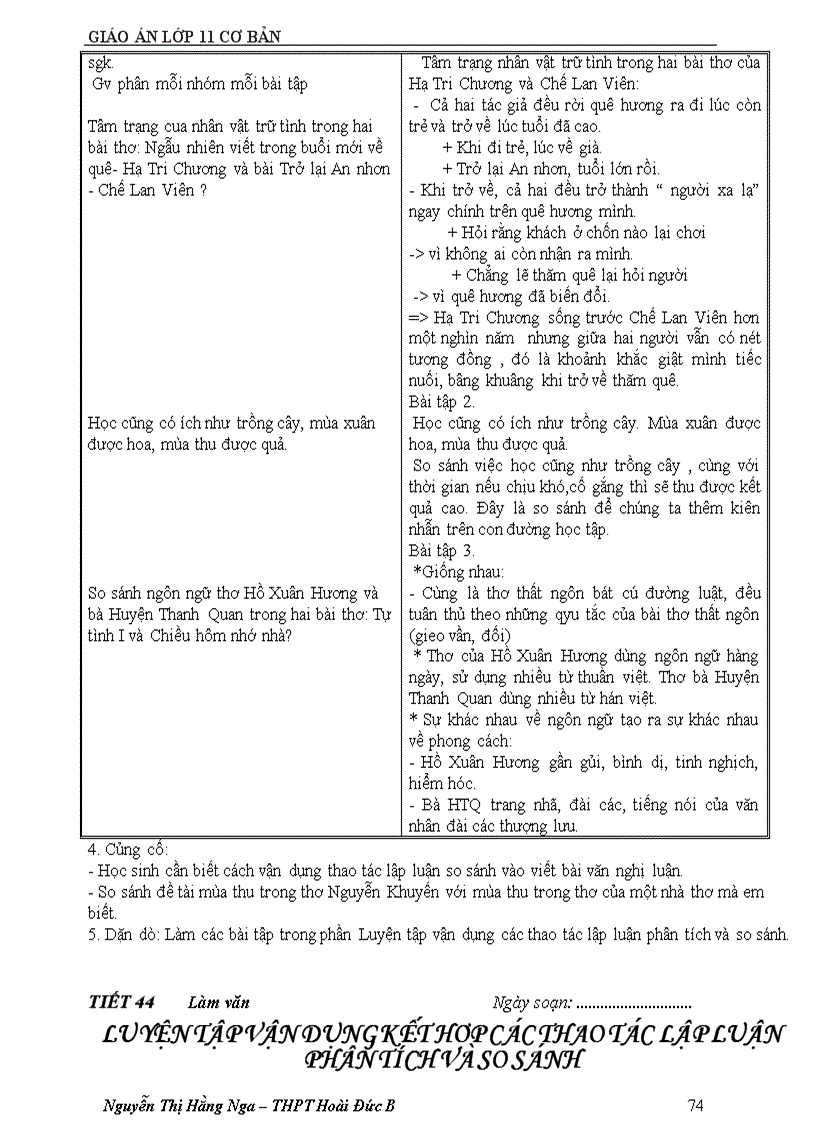 image for page Giáo án 11 cơ bản cả năm mới 1