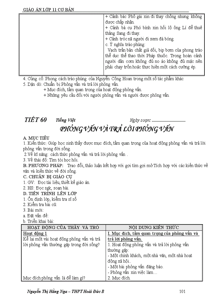 image for page Giáo án 11 cơ bản cả năm mới 1