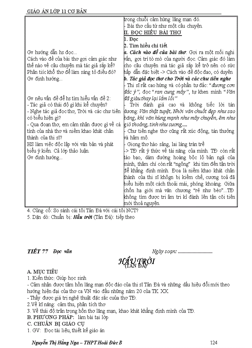 image for page Giáo án 11 cơ bản cả năm mới 1