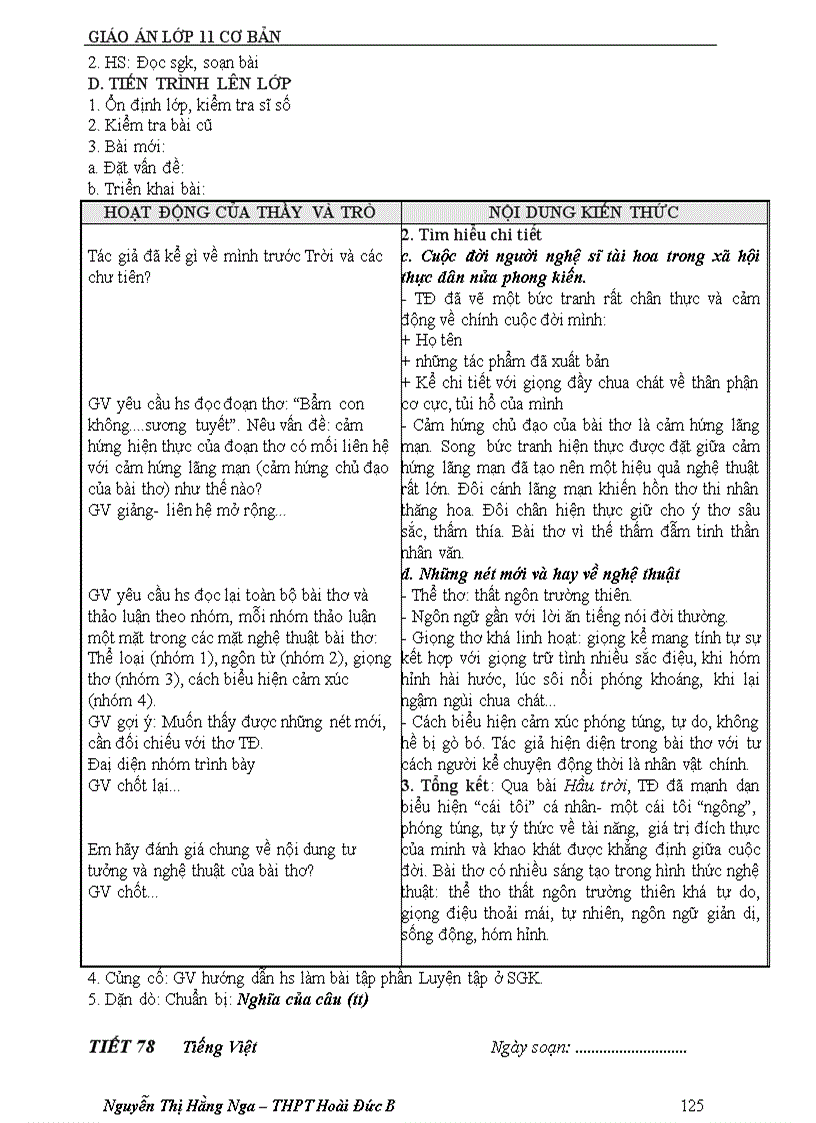 image for page Giáo án 11 cơ bản cả năm mới 1