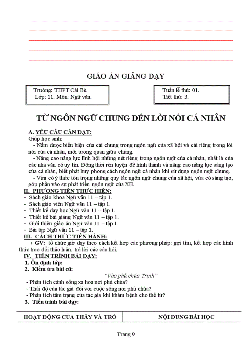 image for page Giáo án VĂN 11 ĐẦY ĐỦ 1