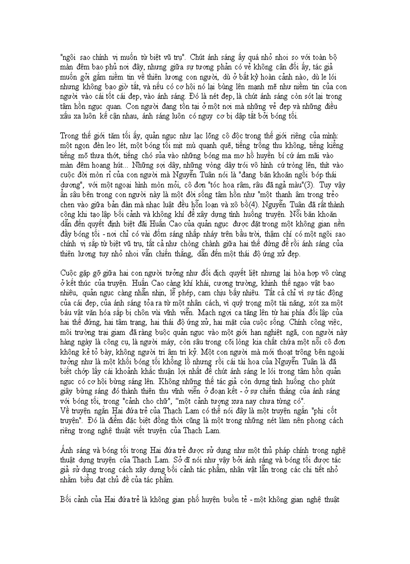 image for page HKII Làm văn số 5 NC Phân tích nghệ thuật chữ người tử tù hai đứa trẻ Chí phèo