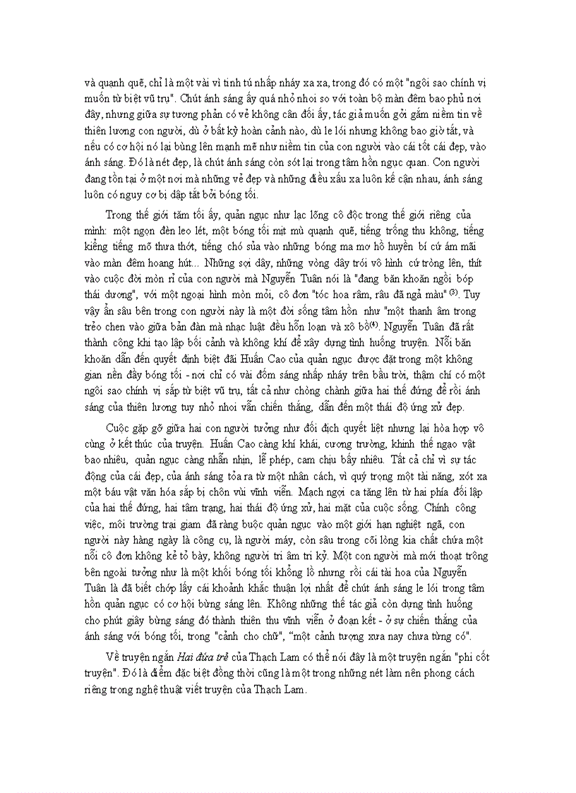 image for page HKII Làm văn số 5 NC Phân tích nghệ thuật chữ người tử tù hai đứa trẻ Chí phèo