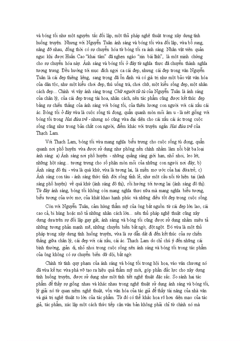 image for page HKII Làm văn số 5 NC Phân tích nghệ thuật chữ người tử tù hai đứa trẻ Chí phèo