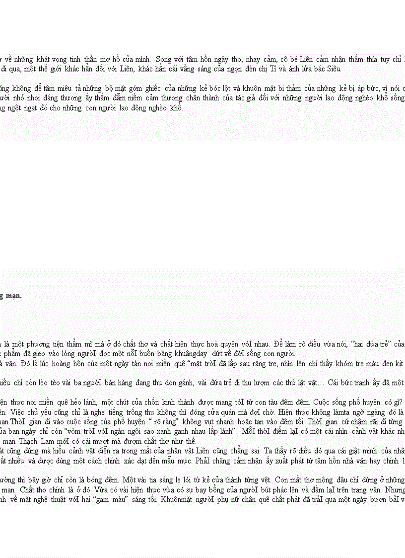 image for page HKII Làm văn số 5 NC Phân tích nghệ thuật chữ người tử tù hai đứa trẻ Chí phèo