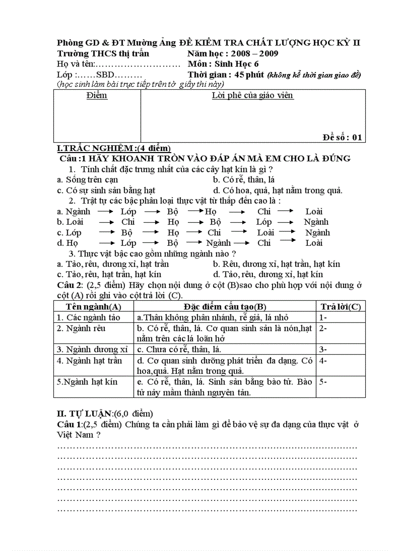 image for page Kt sinh 6 hk ii