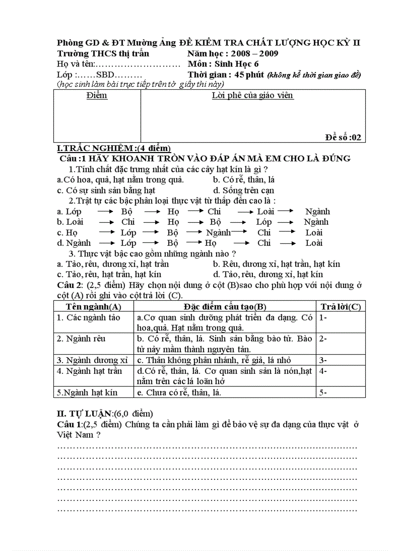 image for page Kt sinh 6 hk ii