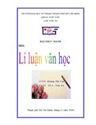 Li luan van hoc CNHT CNLM