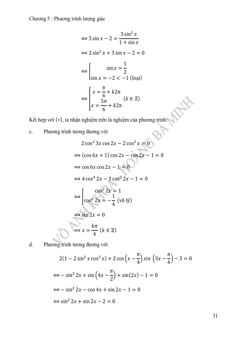 image for page Luong Giac Chuyen De Ung Dung Tap 2 PT HPT BPT