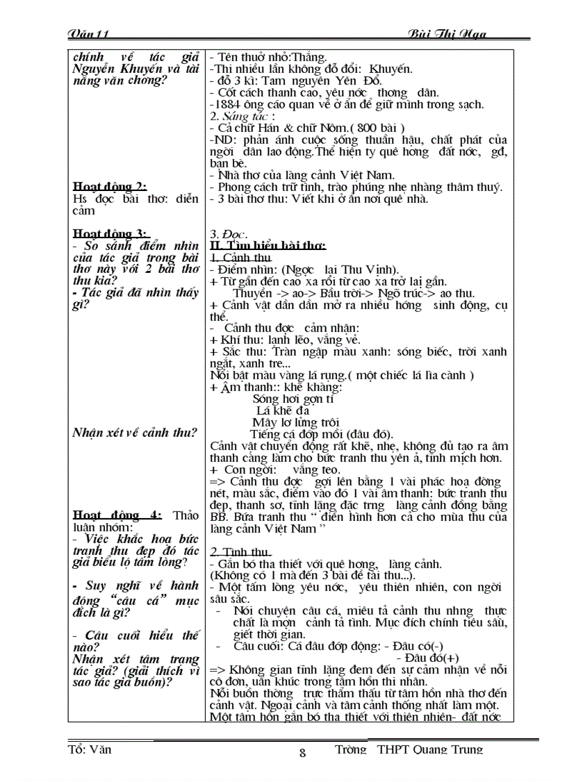 image for page Ngữ văn 11 chuẩn tuần 1 đến tuần 36