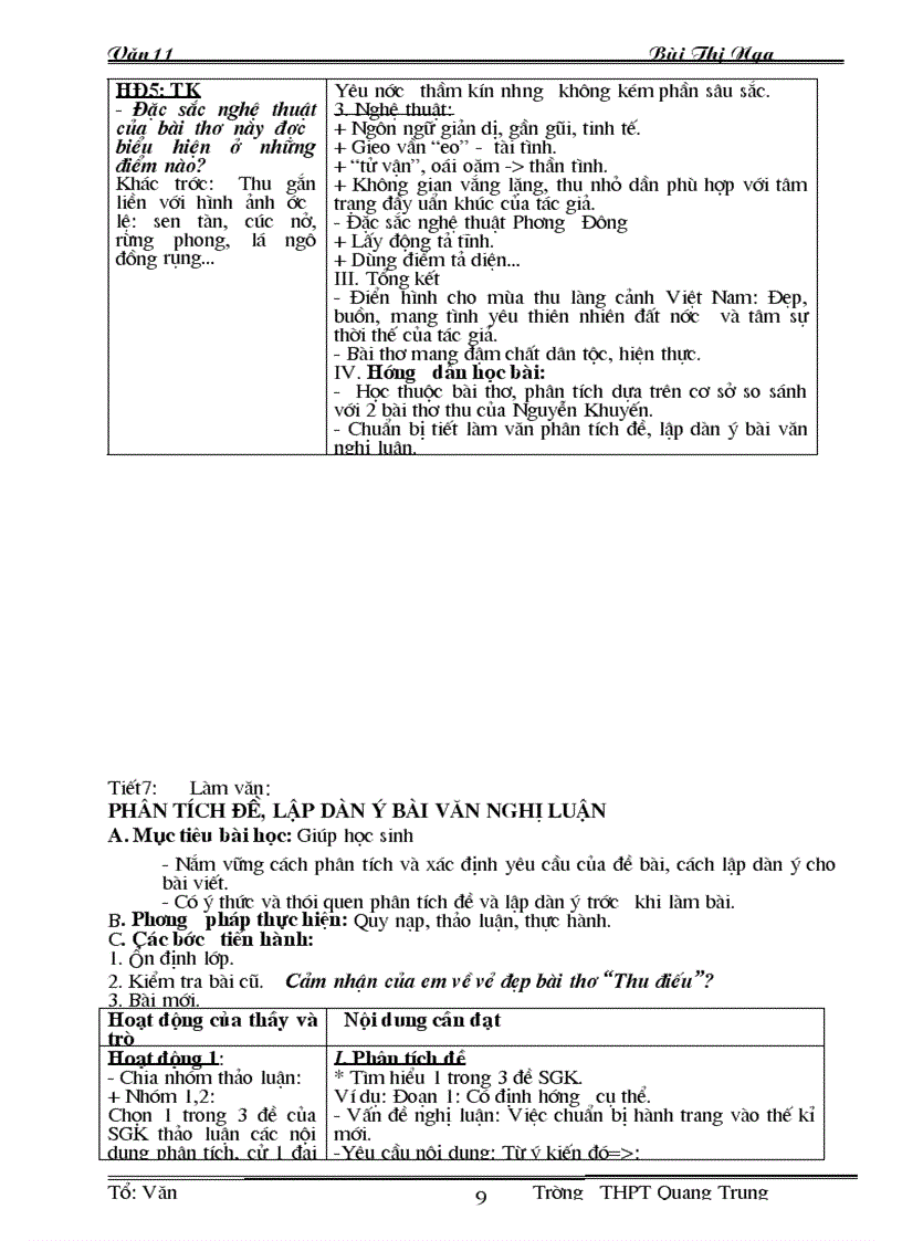 image for page Ngữ văn 11 chuẩn tuần 1 đến tuần 36