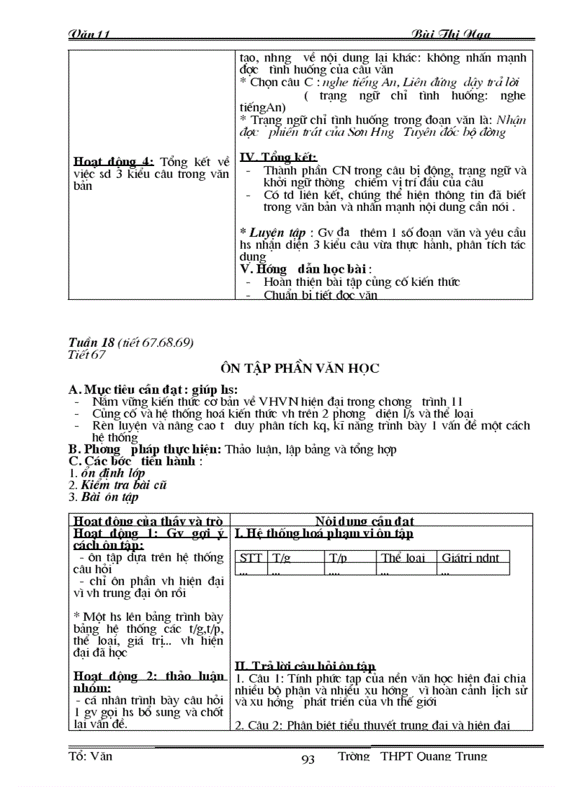 image for page Ngữ văn 11 chuẩn tuần 1 đến tuần 36