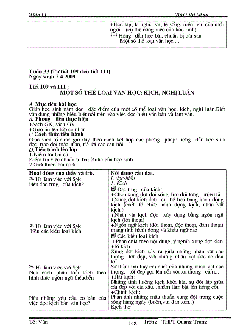 image for page Ngữ văn 11 chuẩn tuần 1 đến tuần 36