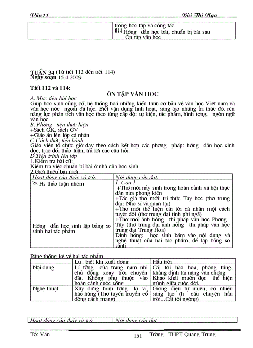 image for page Ngữ văn 11 chuẩn tuần 1 đến tuần 36