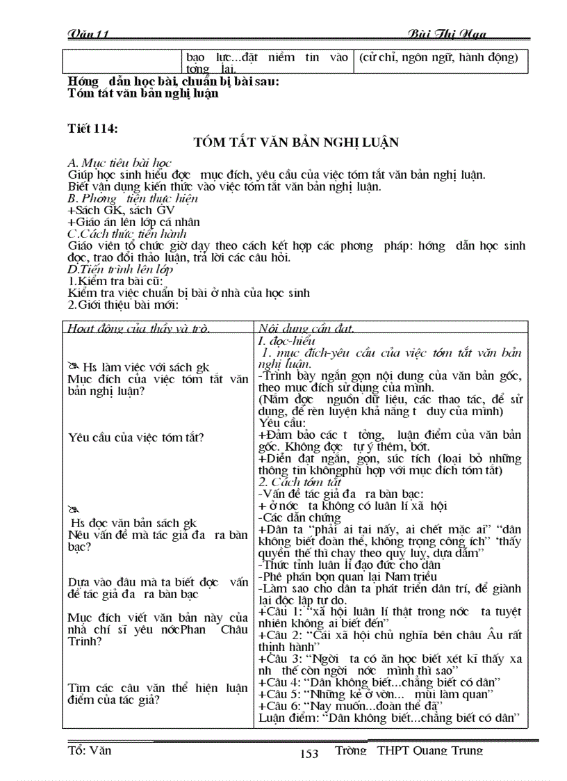 image for page Ngữ văn 11 chuẩn tuần 1 đến tuần 36