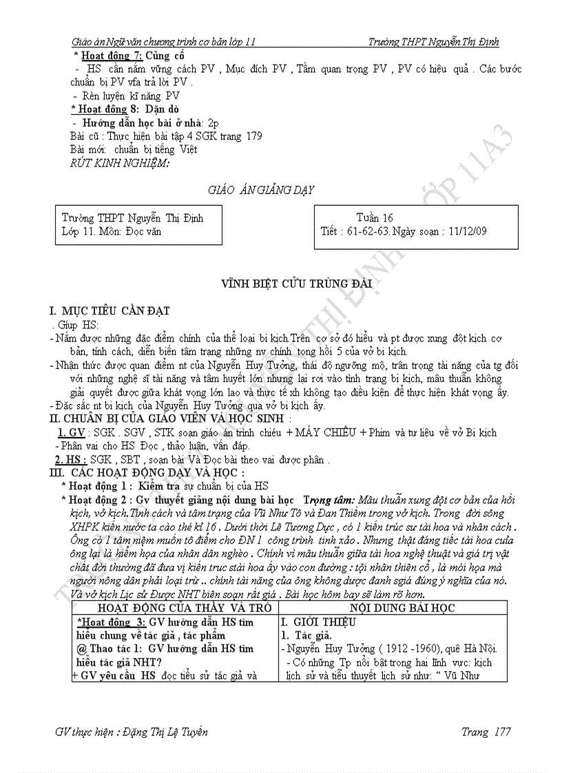 image for page Ngữ văn 11 cơ bản soạn vừa hoan thành hki1 lớp 11A3 để tt kiểm tra