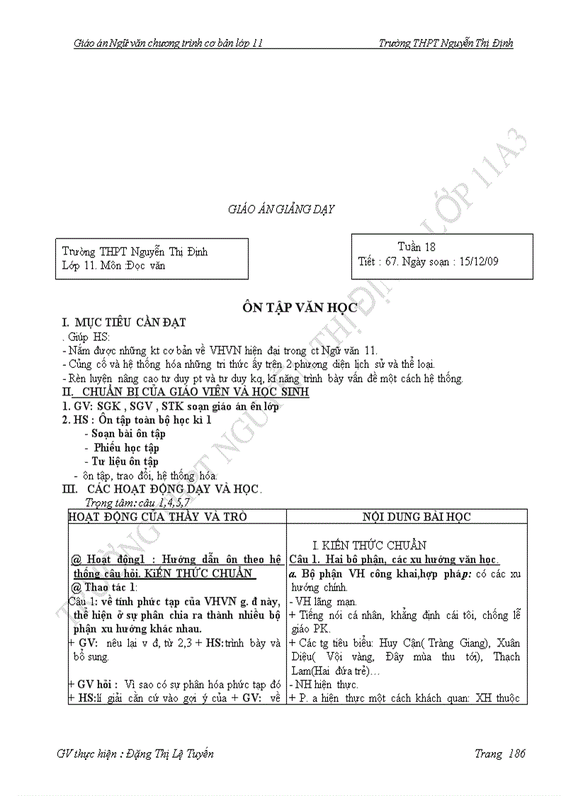 image for page Ngữ văn 11 cơ bản soạn vừa hoan thành hki1 lớp 11A3 để tt kiểm tra