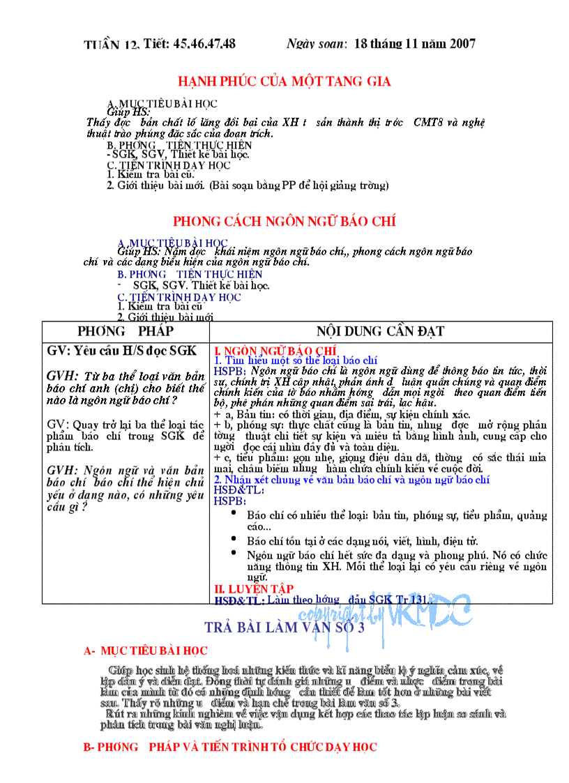 image for page Ngữ Văn 11 Tuần 12