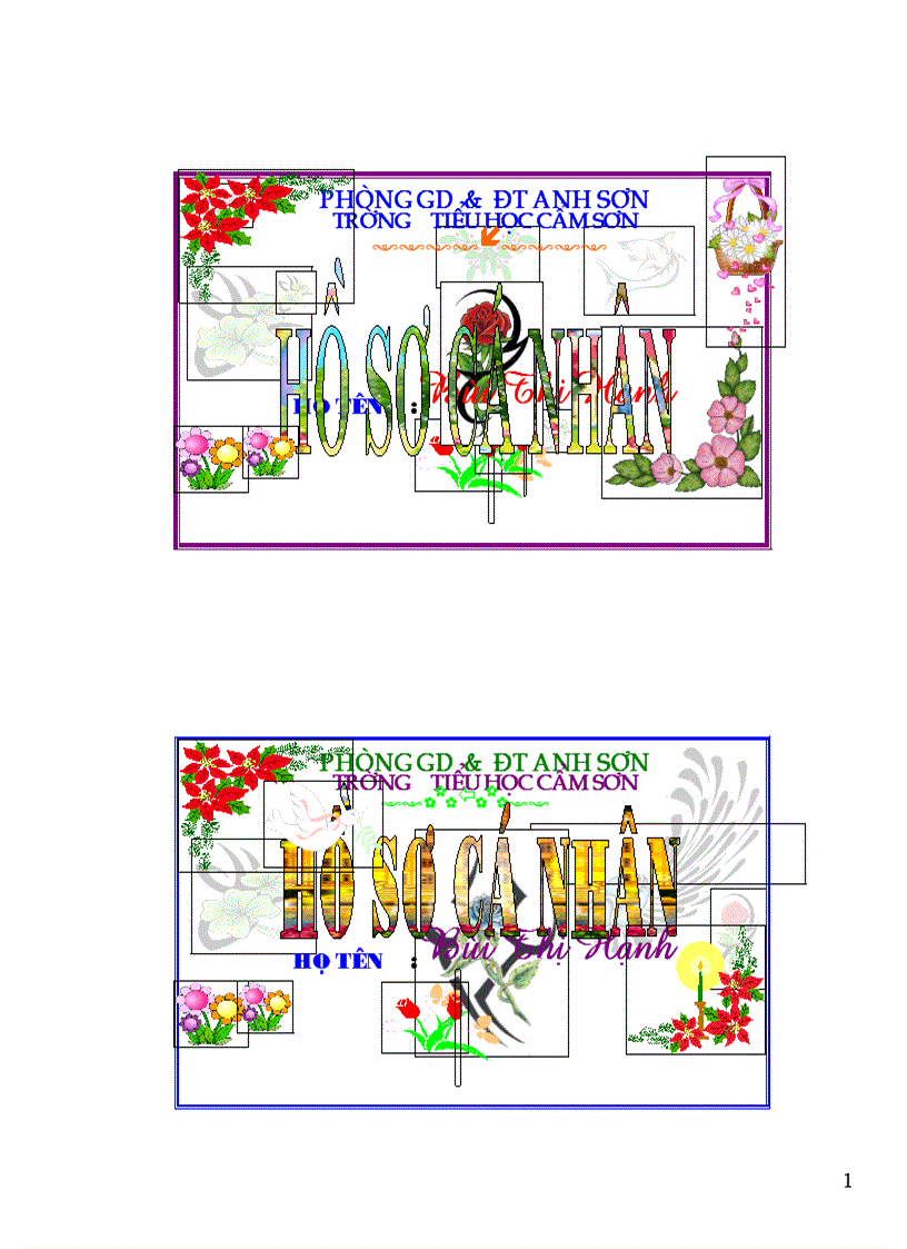 image for page Nhãn Hồ sơ cá nhân cực nét B Hạnh