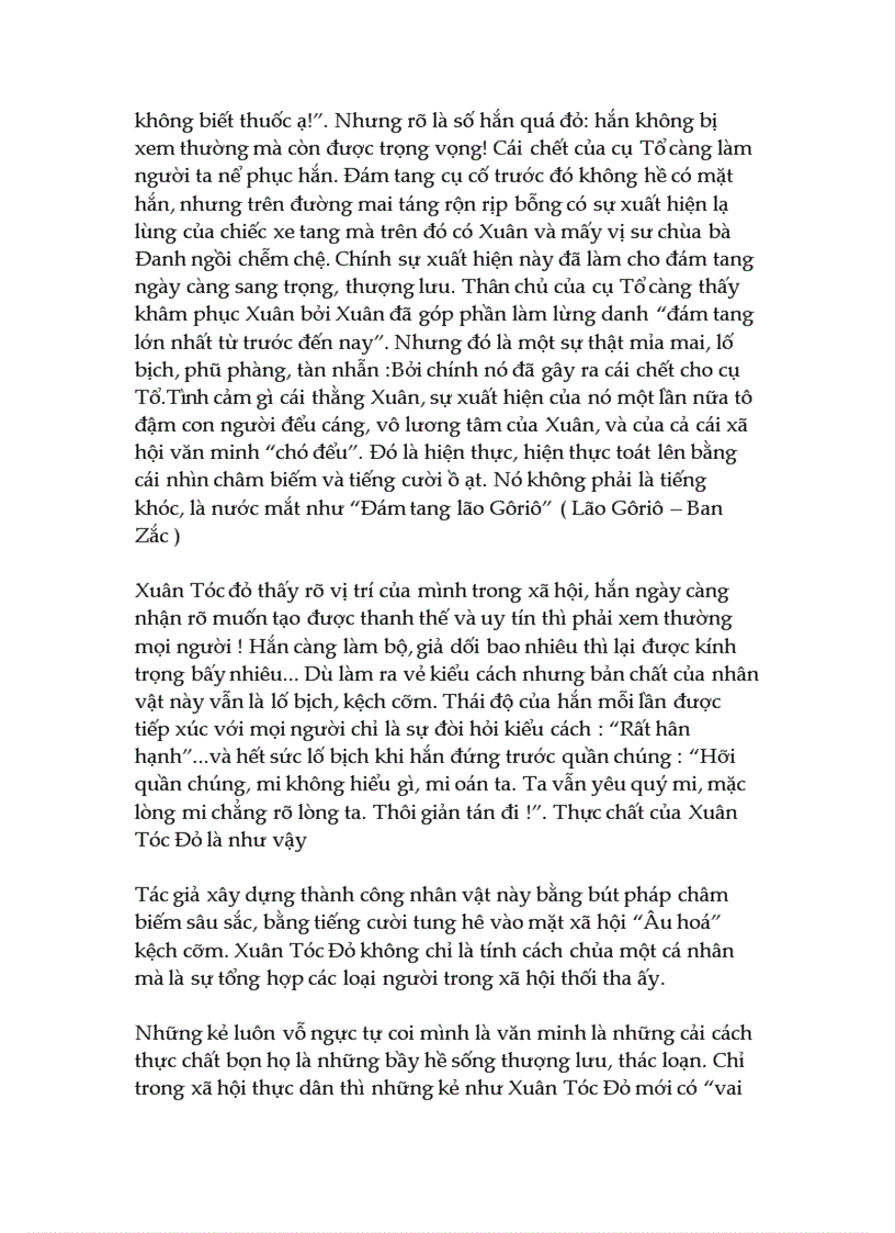 image for page Phân tích Nhân vật Xuân tóc đỏ