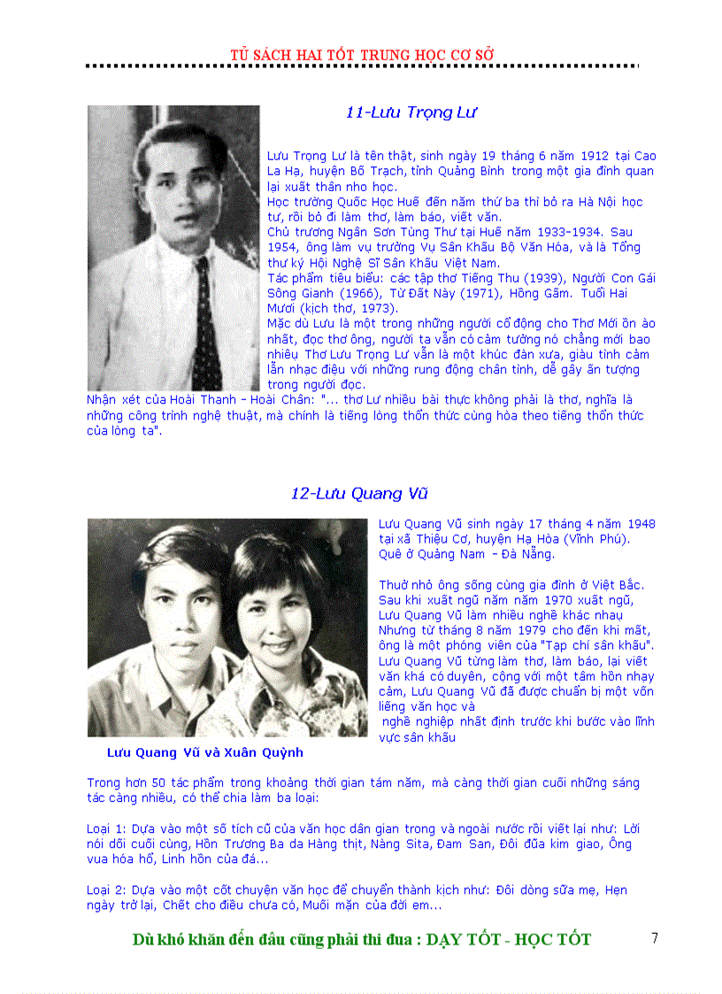 image for page Tác gia văn học hay