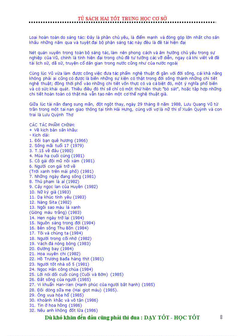 image for page Tác gia văn học hay