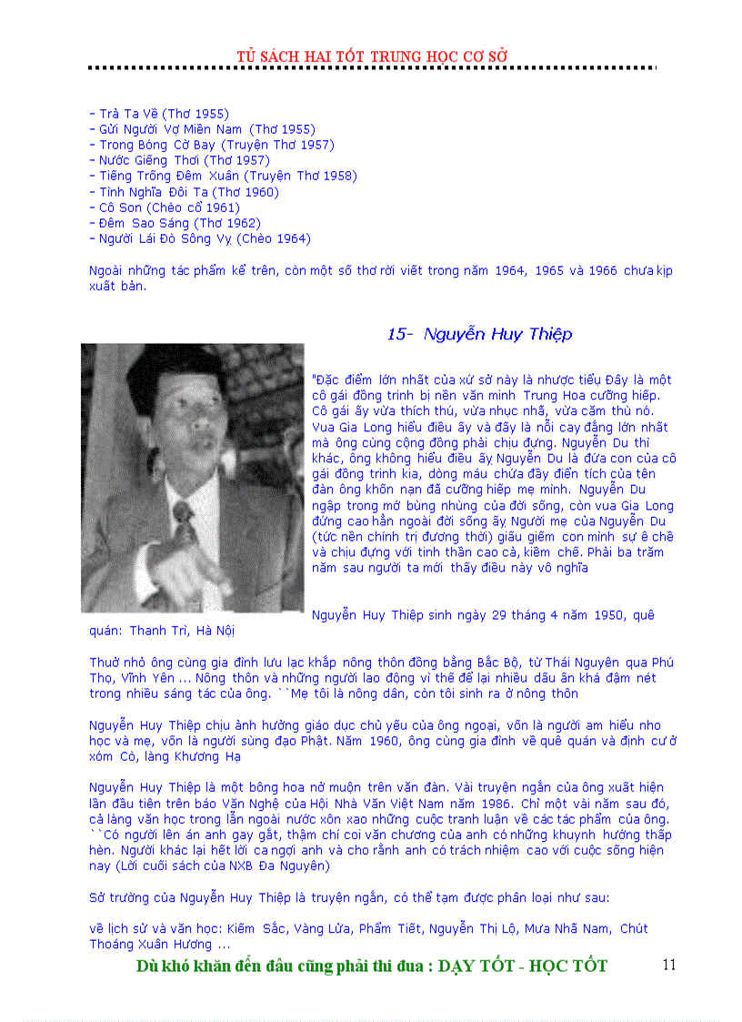 image for page Tác gia văn học hay