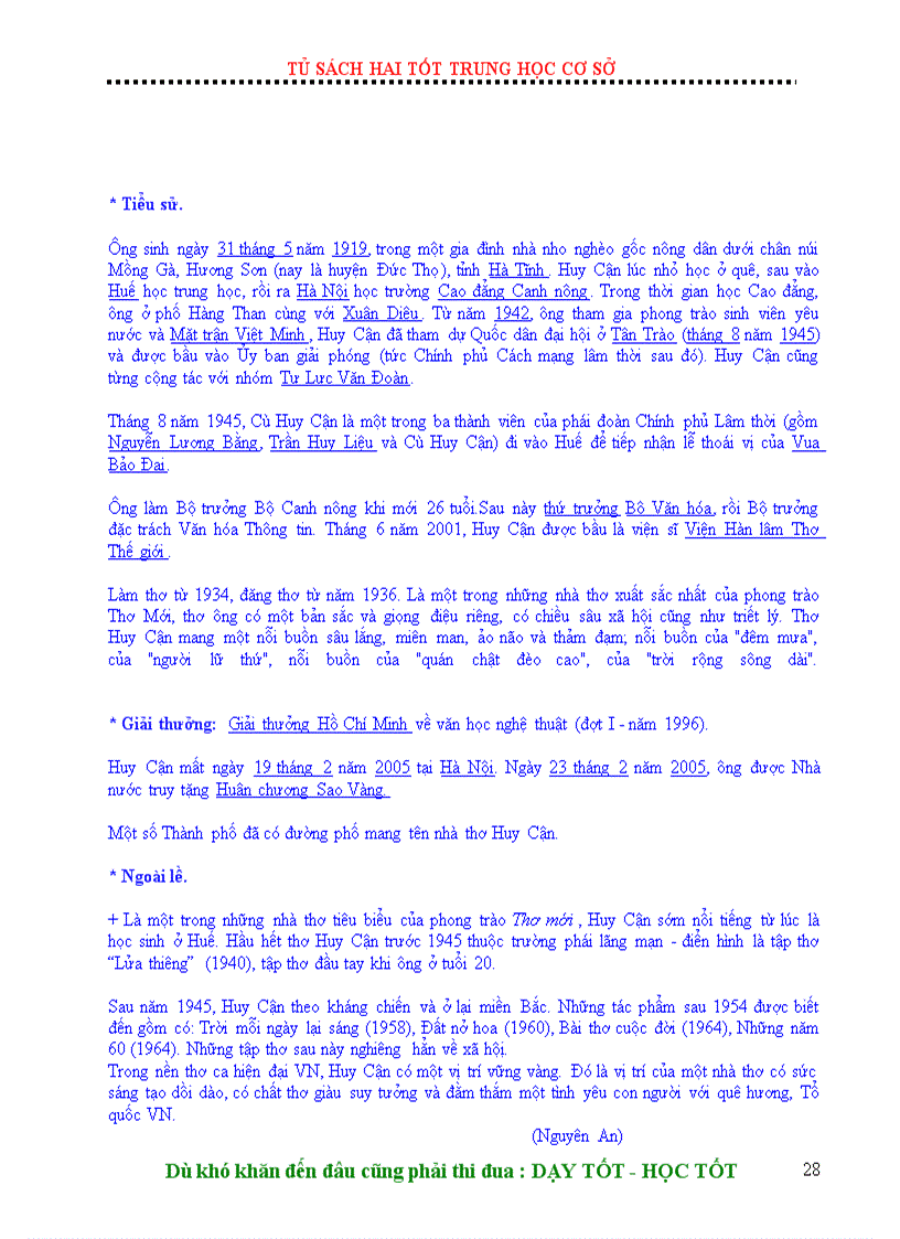 image for page Tác gia văn học hay