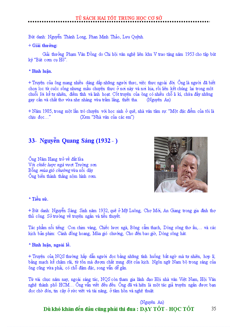 image for page Tác gia văn học hay