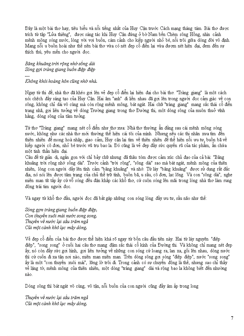 image for page Tài liệu tlv tràng giang đây thôn vĩ dạ