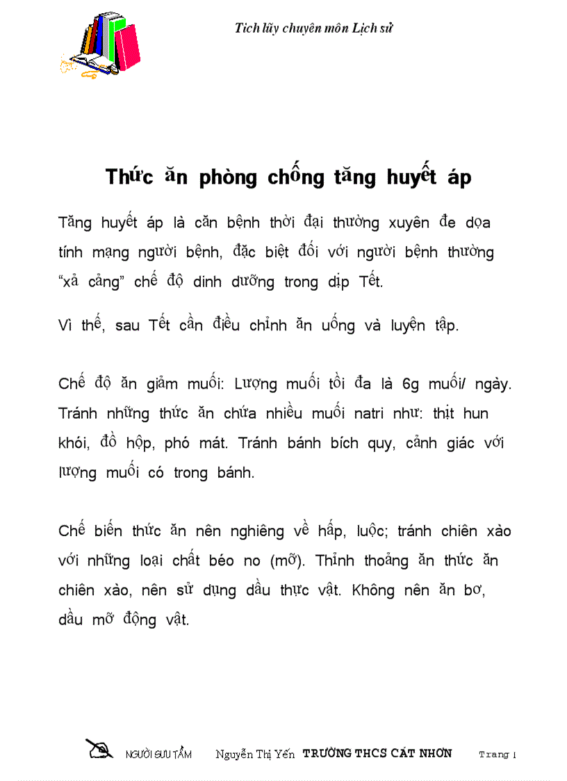 image for page Thức ăn phòng chống bệnh tăng huyết áp