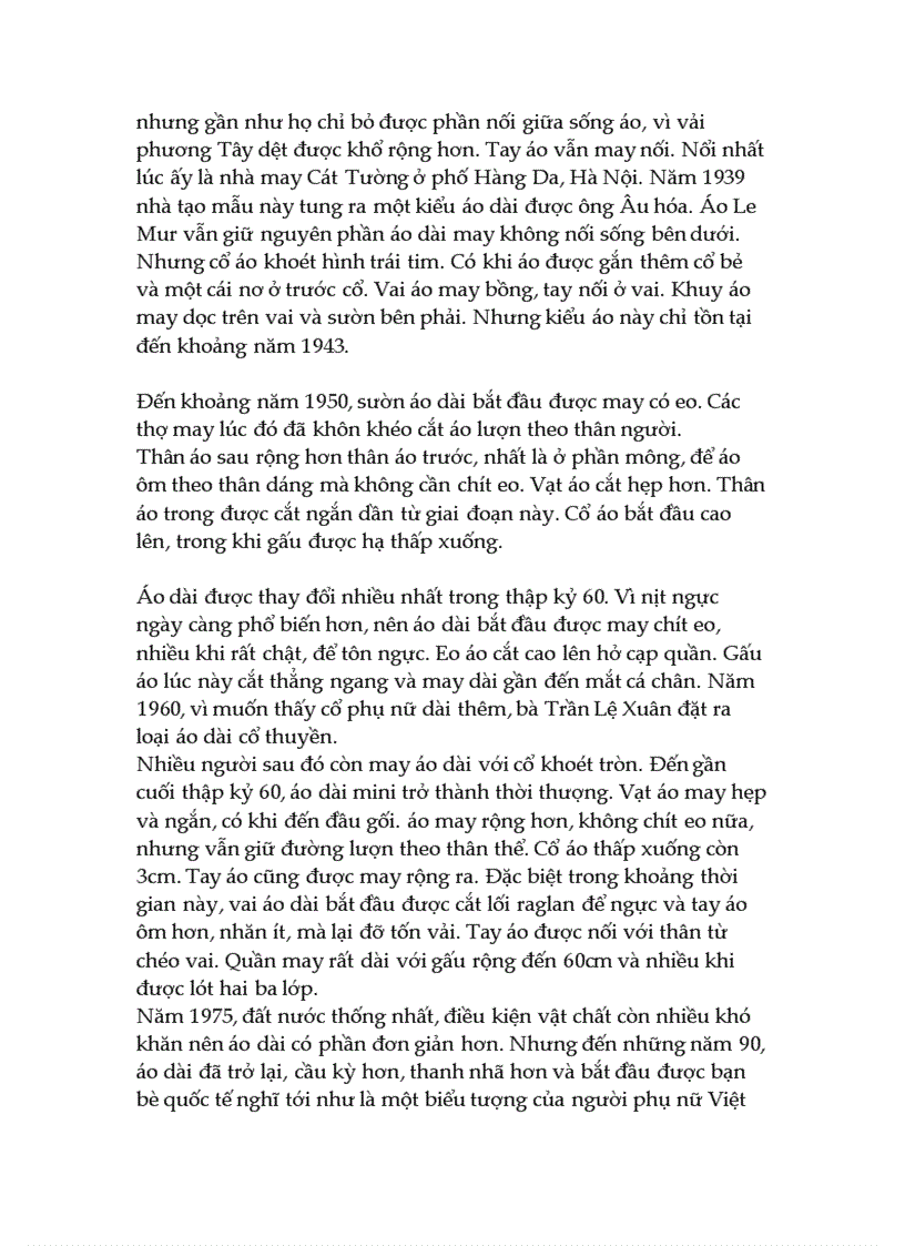 image for page Thuyết minh về chiếc áo dài